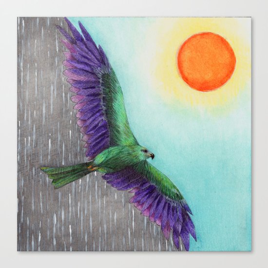 Rain Bird Canvas Print