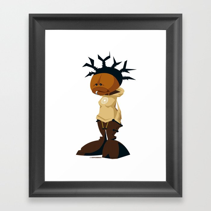 Pictoplasma Girl Framed Art Print