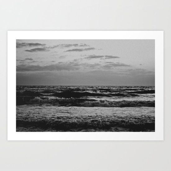 dark seas Art Print