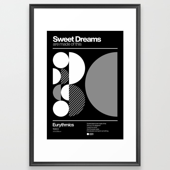 Sweet Dreams (Are Made Of This) Framed Art Print