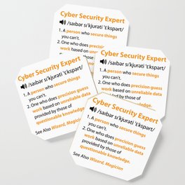 Cyber Security Expert Definition Coaster
