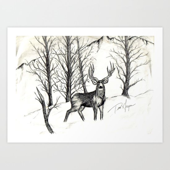 Ink Pen 3 Art Print