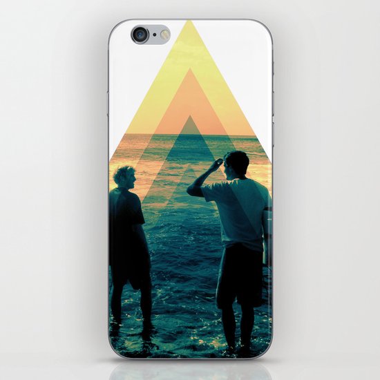 Shape of the ocean iPhone & iPod Skin