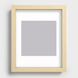 French Grey Recessed Framed Print