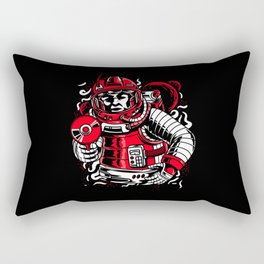 Astronauts Planet Gift Idea Design Motif Rectangular Pillow