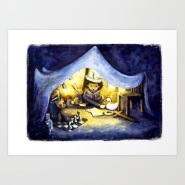 The Blanket Fort Art Print