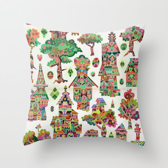 Crystal Hamlet Throw Pillow