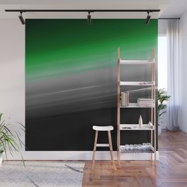 Green Gray Black Ombre Wall Mural