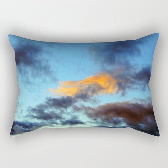 Fishy Cloud Glows in the Sky Rectangular Pillow