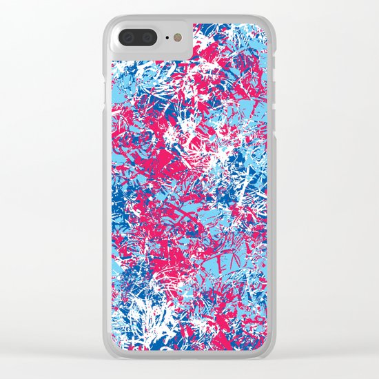 Abstract 4 Clear iPhone Case