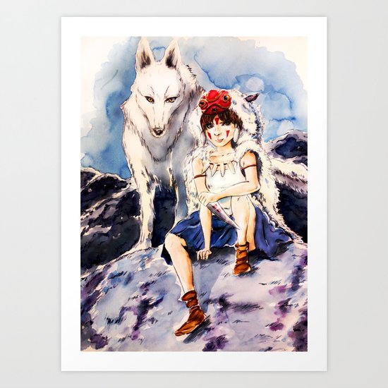 Princess Mononoke Art Print