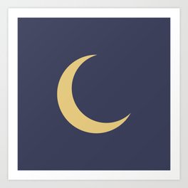 Crescent Moon Art Print