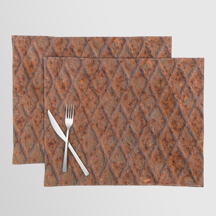 Rusty metal Placemat