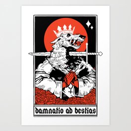 Damnatio Ad Bestias Art Print