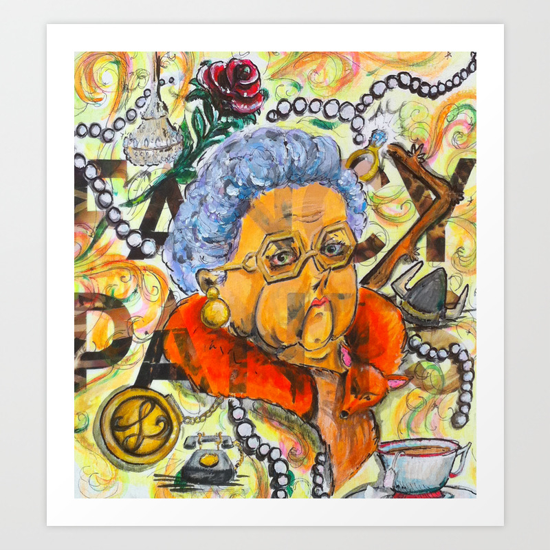 Fancy Pants Art Print By Kellyjohannsen Society6