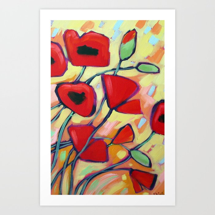 Wild Poppies Art Print
