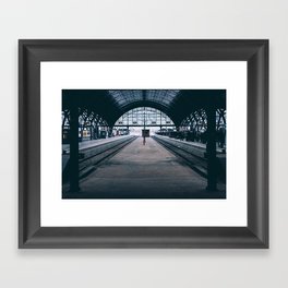 Train Station Framed Art Print