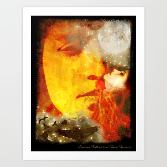 Burn Art Print