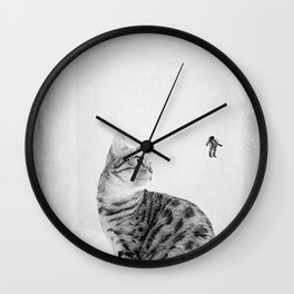 Space Meow 1 Wall Clock