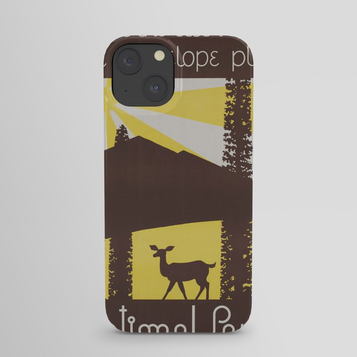 Vintage poster - National parks iPhone Case