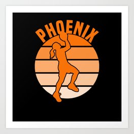 Phoenix Basketball Funny Gift Art Print | Kentucky, Graphicdesign, Phx, Booker, Arizona, Ayton, Basketball, Sun, Dunk, Sports 