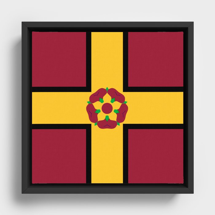 Flag of Northamptonshire Framed Canvas