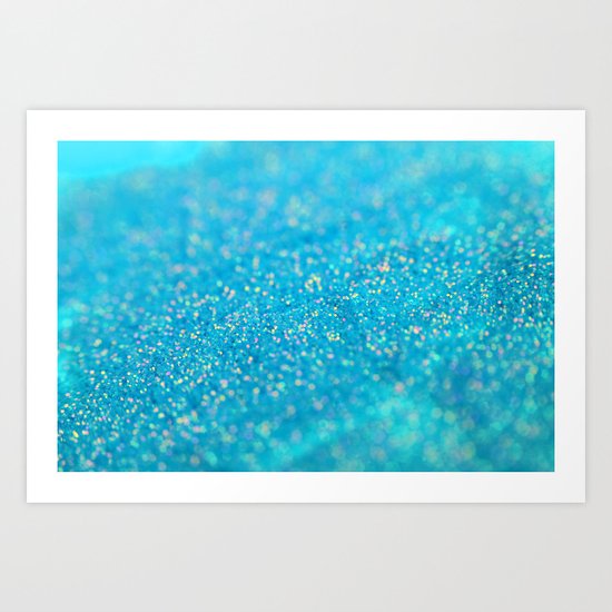 Mermaid Sparkles Art Print