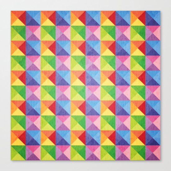 Squiangle Again & Again... Canvas Print