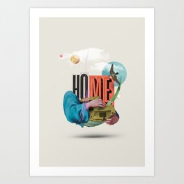 HOME Art Print