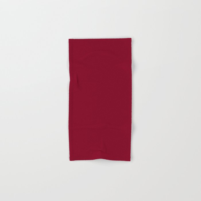 deep dark red or burgundy Hand & Bath Towel