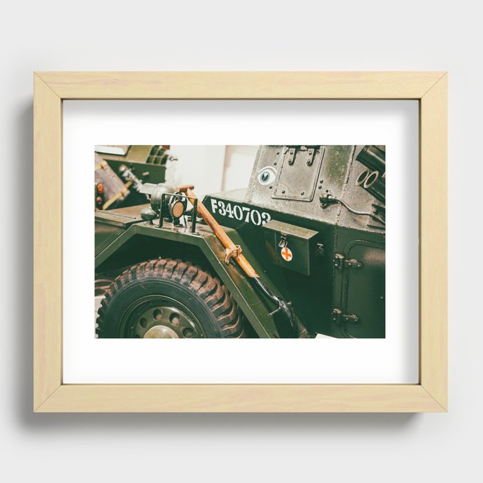 WW2 Tank Recessed Framed Print