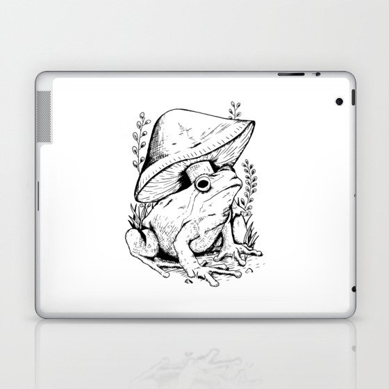 Frog and Mushroom Laptop & iPad Skin