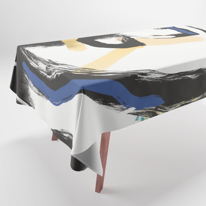 Painterly abstract expressionism Tablecloth