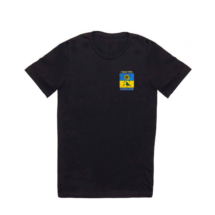I Stand With Ukraine Wht T Shirt