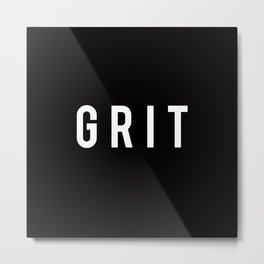GRIT Metal Print