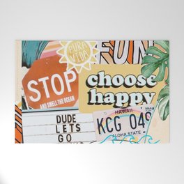 Summer Collage Welcome Mat