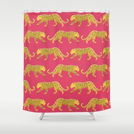 The New Animal Print - Berry Shower Curtain