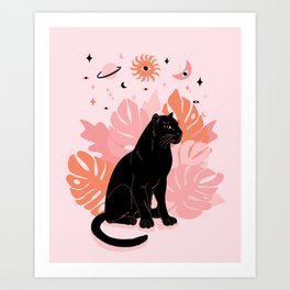 black panther spirit animal Art Print