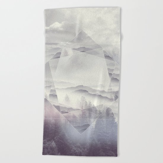 Geometric Vibes 01 Beach Towel