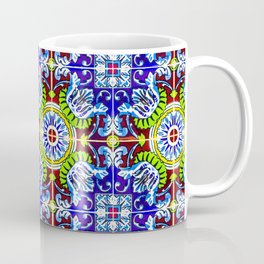 Mosaic Tile Print Talavera Pattern Coffee Mug