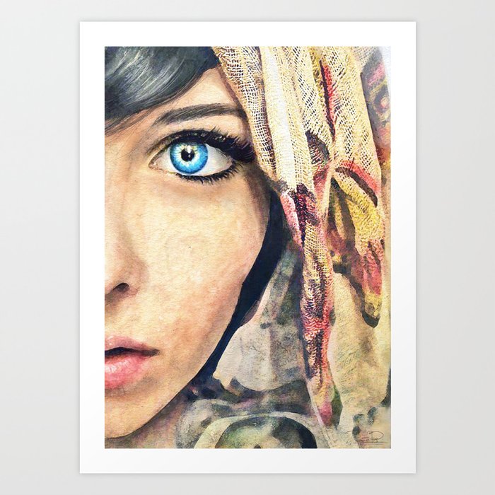 ' Blue Eye '   Art Print