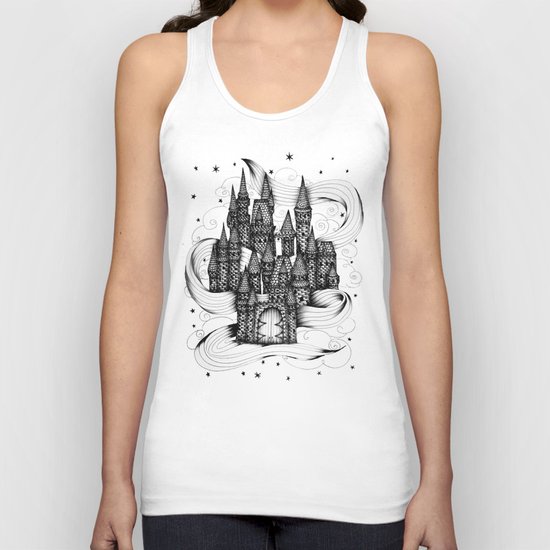 Super Magic Dream Castle Unisex Tank Top