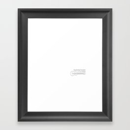 The White Album Framed Art Print