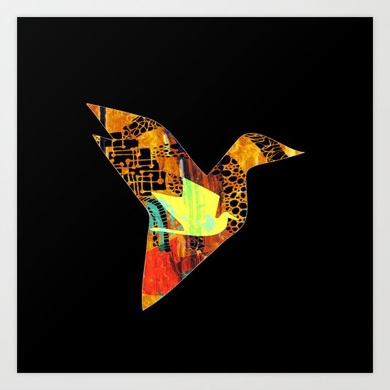 Blue Bird Art Print