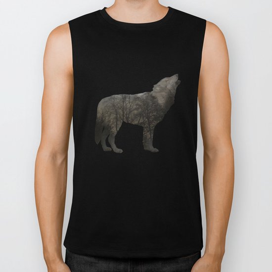 SOUL OF A WOLF Biker Tank