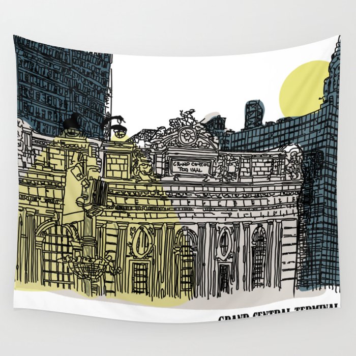 Grand Central Terminal NYC Wall Tapestry
