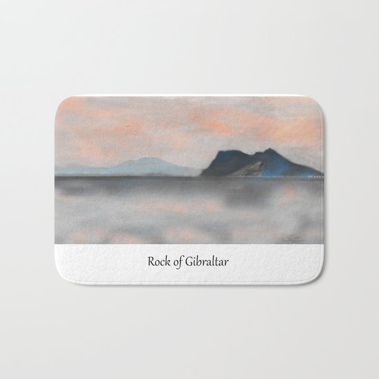 Rock of Gibraltar Bath Mat