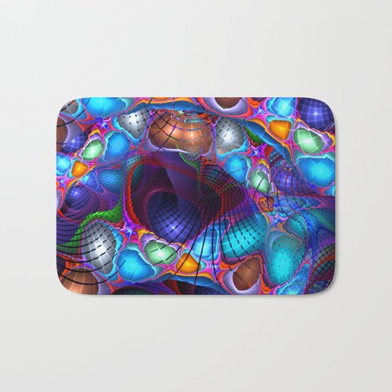 Colorful Abstract 1 Bath Mat