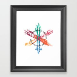 If you were a Spaceship....You'd be my favorite one.... Framed Art Print