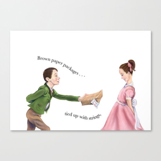 To my sweet heart Canvas Print
